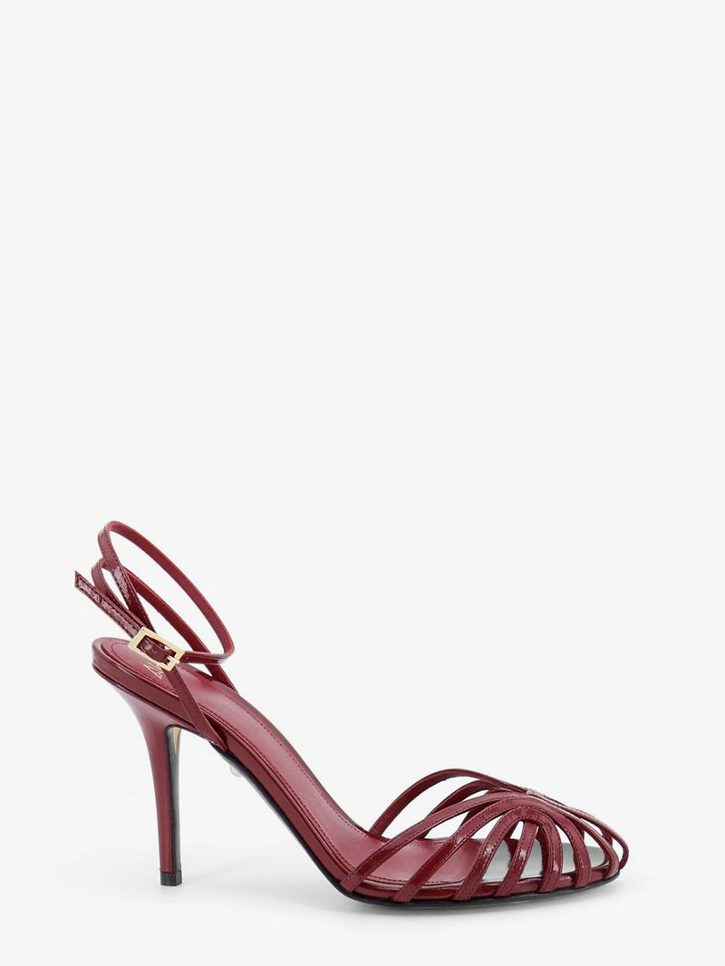 Alevi` Alevi` Blake 95 Patent Leather Sandals Red - World Class Fashion