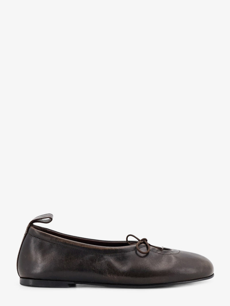 Alohas Alohas Rosalind Leather Ballerinas Brown - World Class Fashion