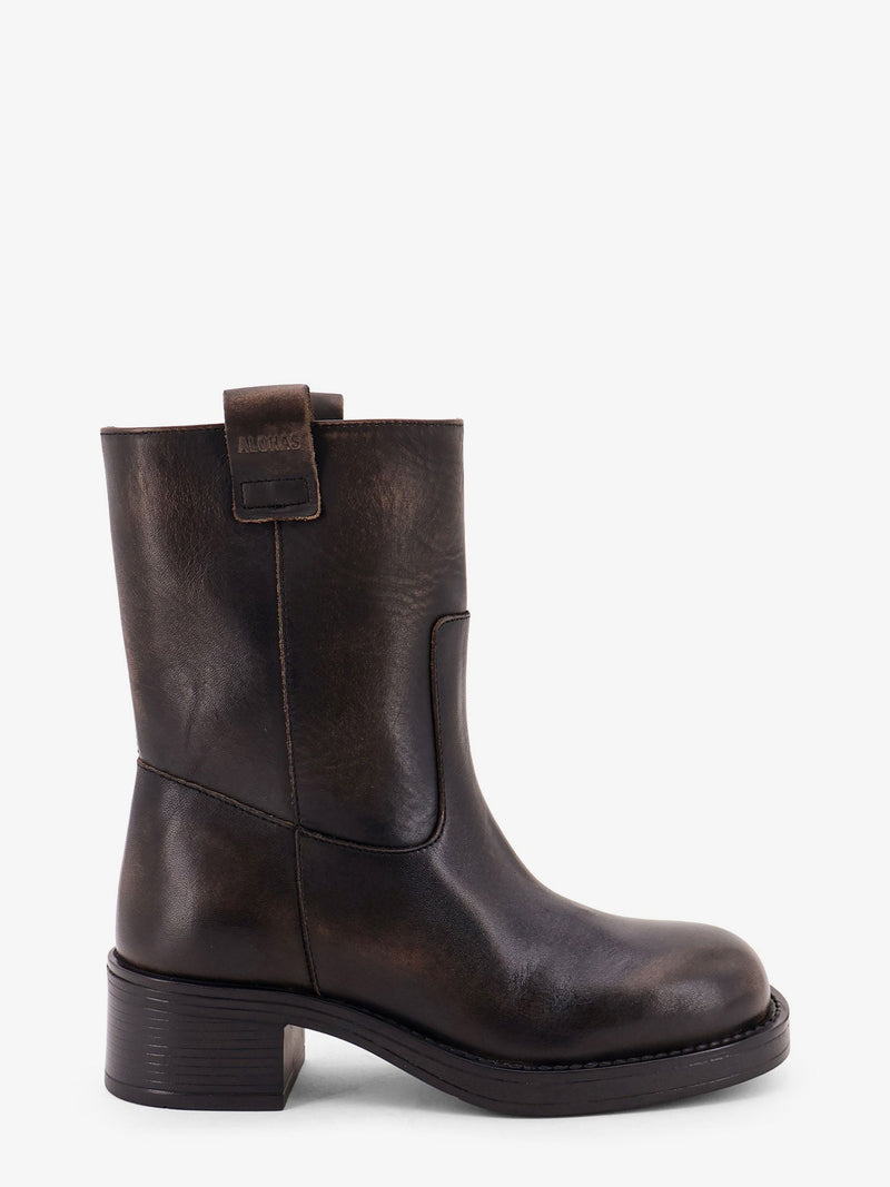 Alohas Alohas Rajan Leather Ankle Boots Brown - World Class Fashion