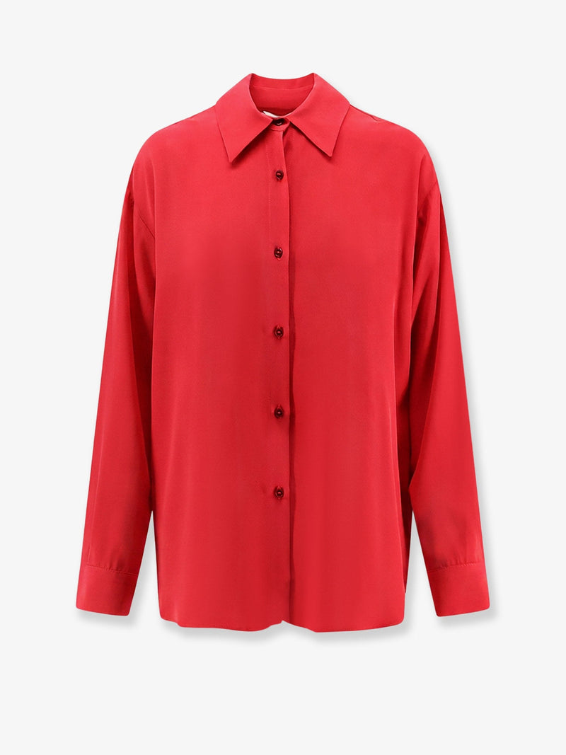 Alysi Alysi Silk Shirt Red Women - World Class Fashion