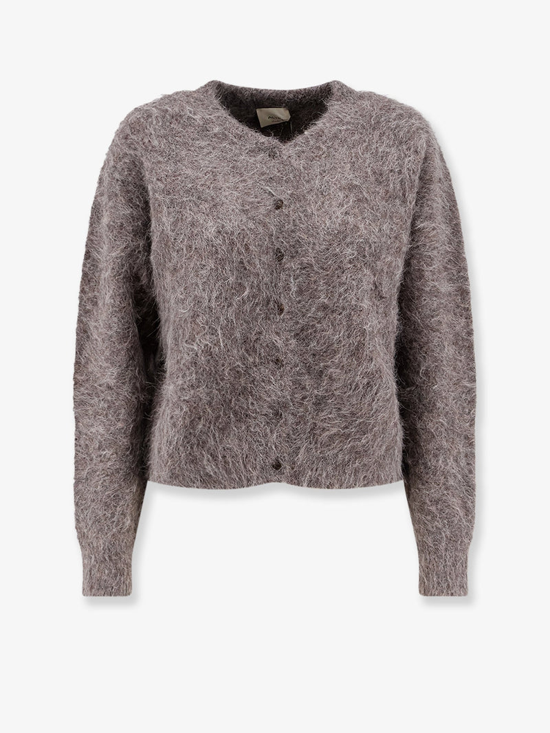 Alysi Alysi Alpaca Blend Cardigan Grey Women - World Class Fashion