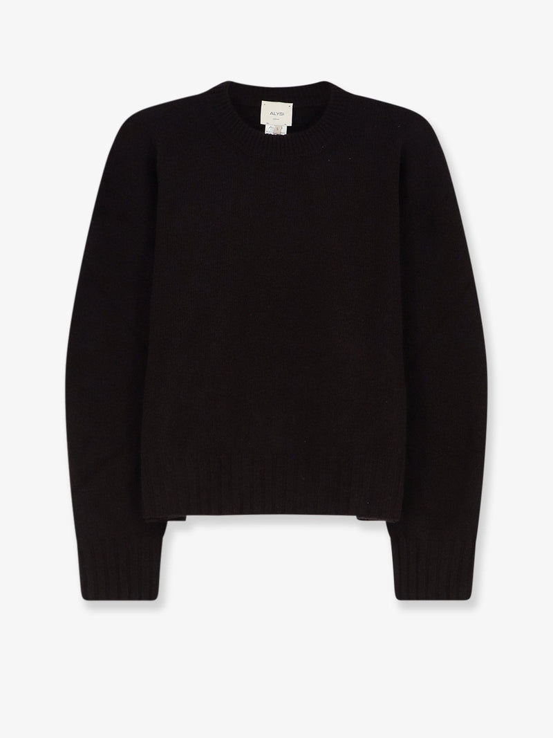 Alysi Alysi Merino Wool Cashmere Sweater Brown - World Class Fashion
