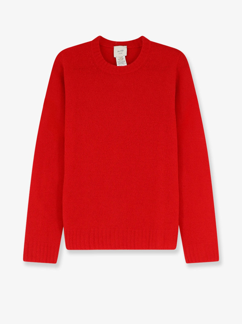 Alysi Alysi Merino Wool Cashmere Sweater Red Women - World Class Fashion
