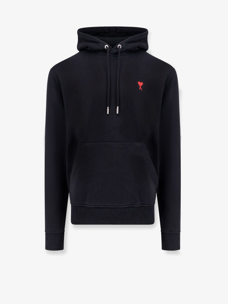 AMI Paris AMI Paris Cotton Sweatshirt Black Men - World Class Fashion