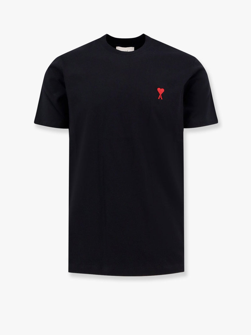 AMI Paris AMI Paris Biologic Cotton T-Shirt Black - World Class Fashion