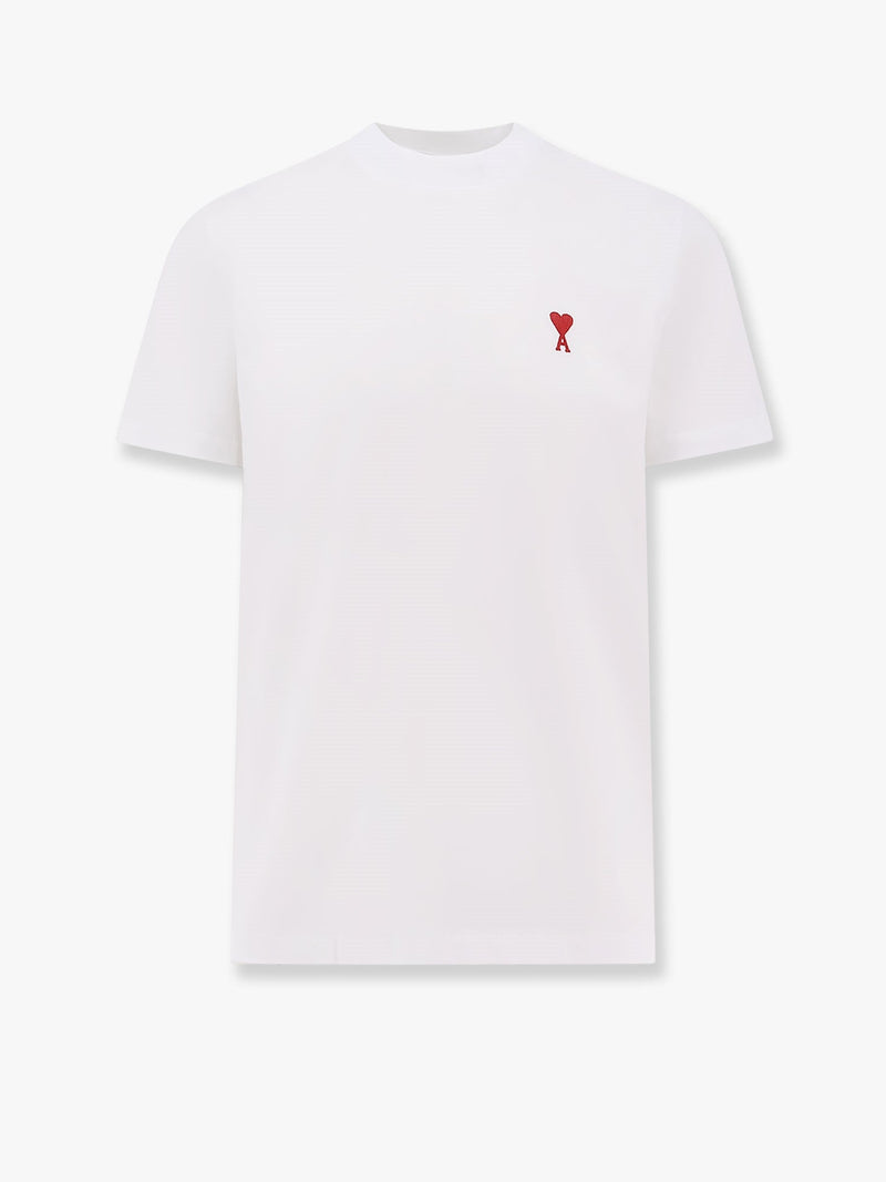 AMI Paris AMI Paris Biologic Cotton T-Shirt White - World Class Fashion