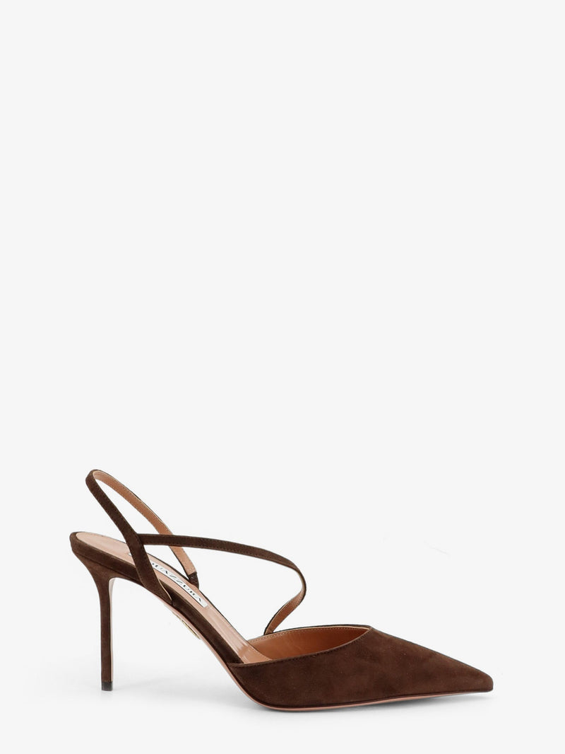 Aquazzura Aquazzura Bow Tie Suede Pumps - World Class Fashion