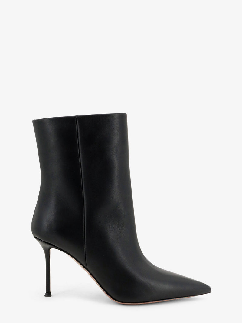 Aquazzura Aquazzura Harper Leather Ankle Boots Black - World Class Fashion