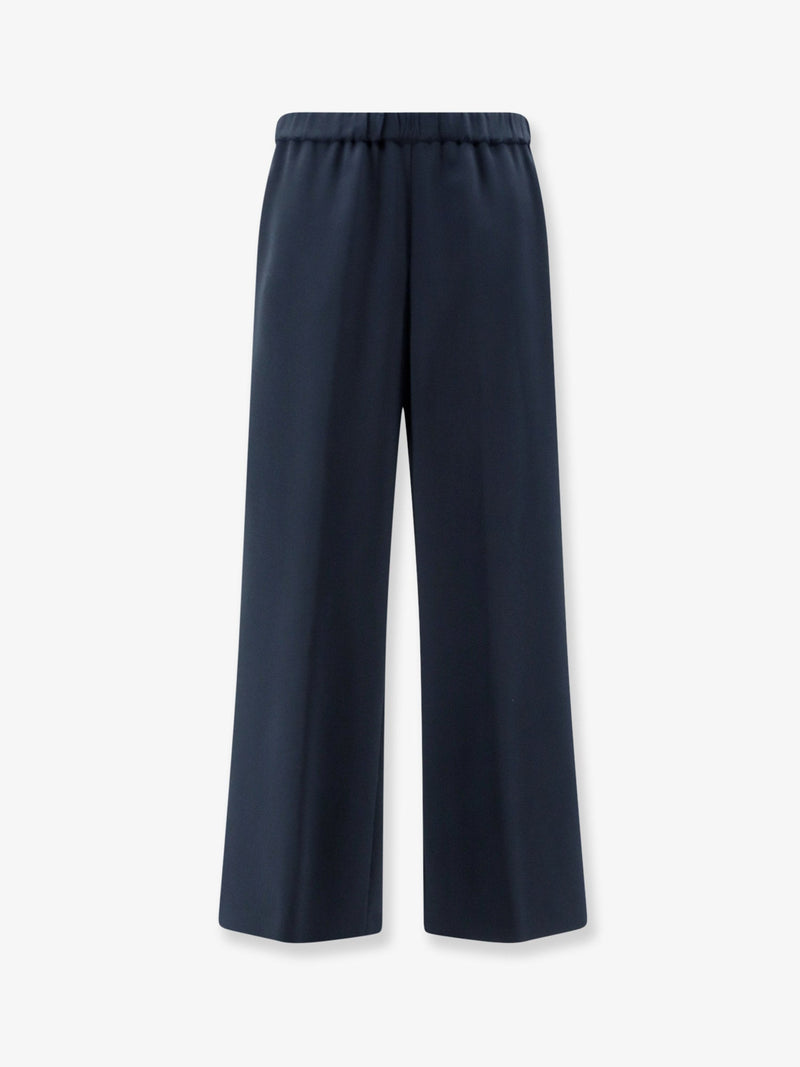 Aspesi Aspesi Women Trousers Blue with Elastic Waistband - World Class Fashion