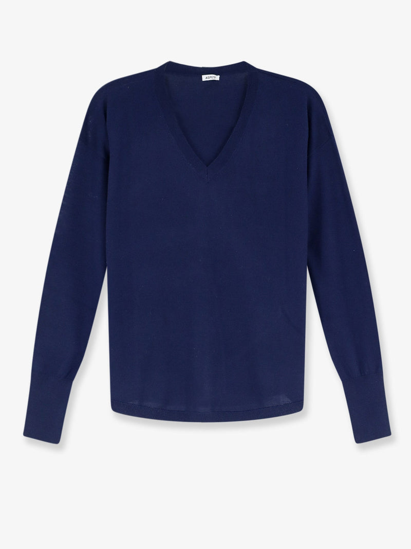 Aspesi Aspesi Virgin Wool Sweater Blue Women - World Class Fashion