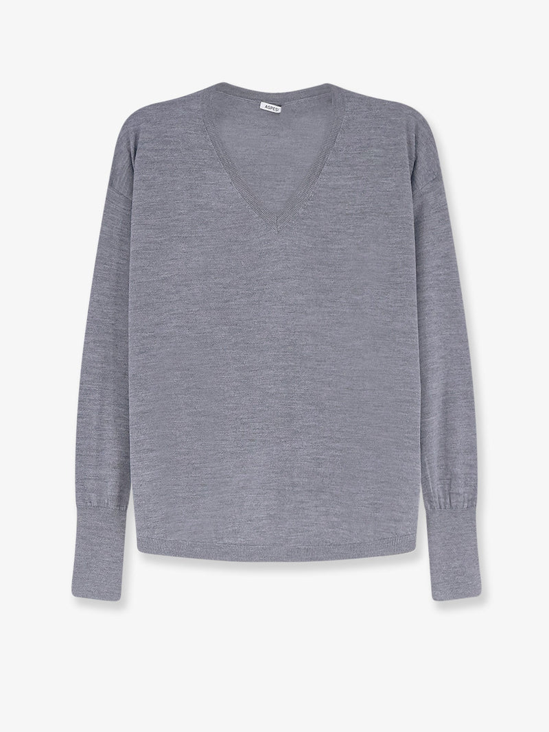 Aspesi Aspesi Virgin Wool Sweater Grey Women - World Class Fashion