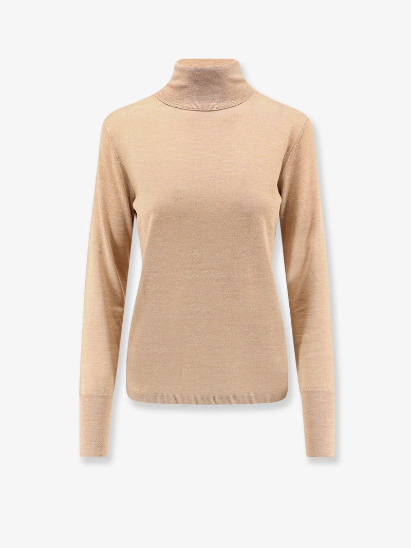 Aspesi Aspesi Virgin Wool Turtleneck Beige Women - World Class Fashion