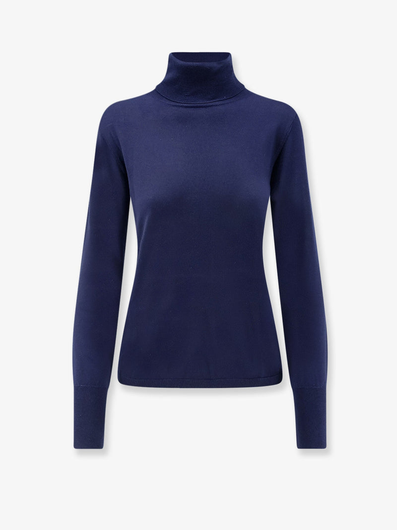 Aspesi Aspesi Turtleneck Virgin Wool Sweater Blue Women - World Class Fashion