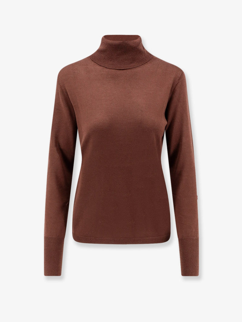 Aspesi Aspesi Virgin Wool Turtleneck Brown - World Class Fashion