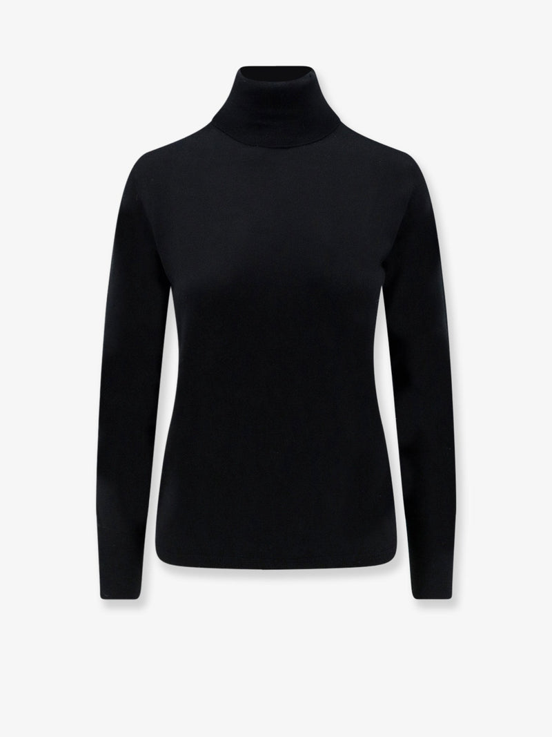 Aspesi Aspesi Virgin Wool Turtleneck Sweater Black - World Class Fashion