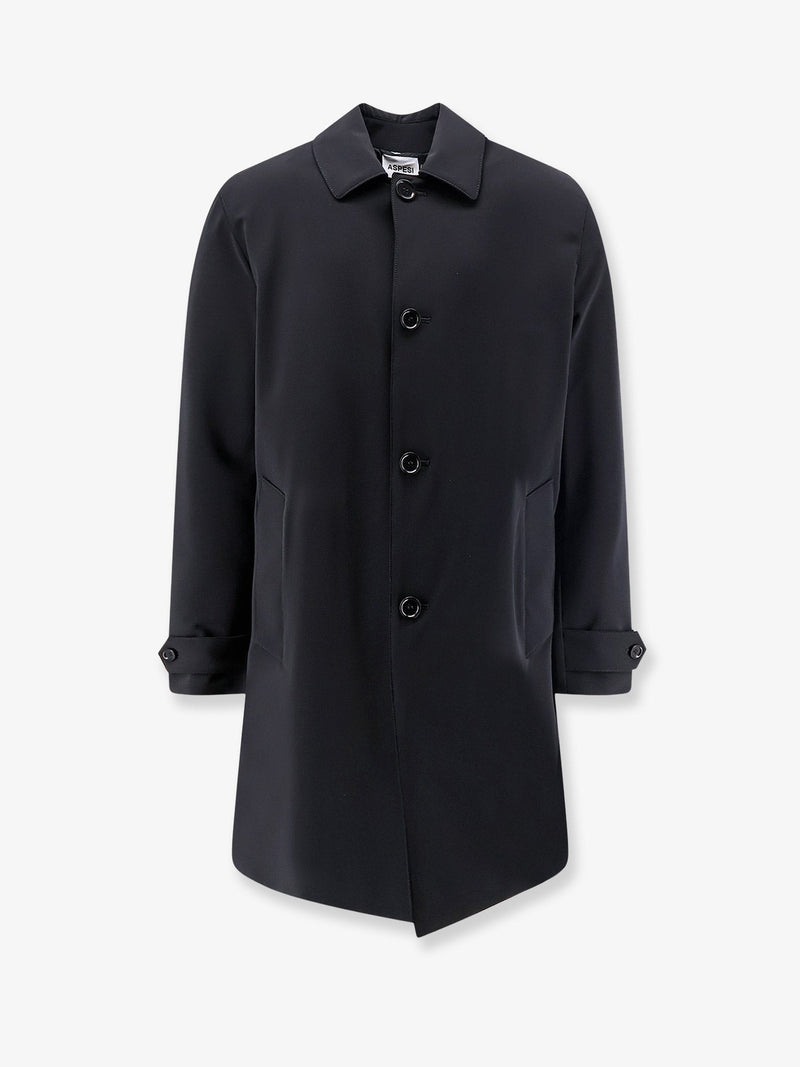 Aspesi Aspesi Perfetto Waterproof Coat Black - World Class Fashion