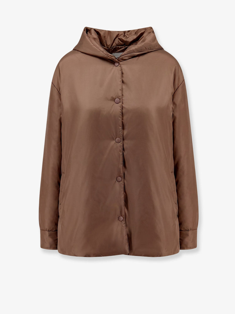 Aspesi Aspesi Beth Nylon Jacket Brown - World Class Fashion