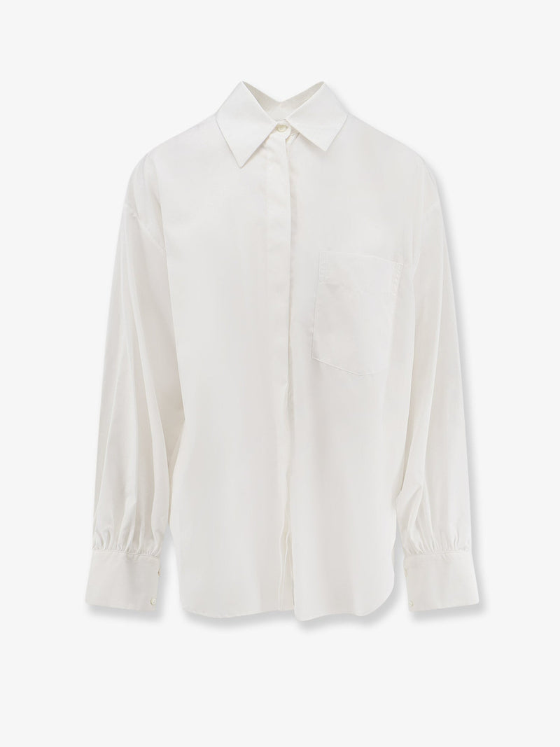 Aspesi Aspesi Relaxed Fit Cotton Shirt White - World Class Fashion