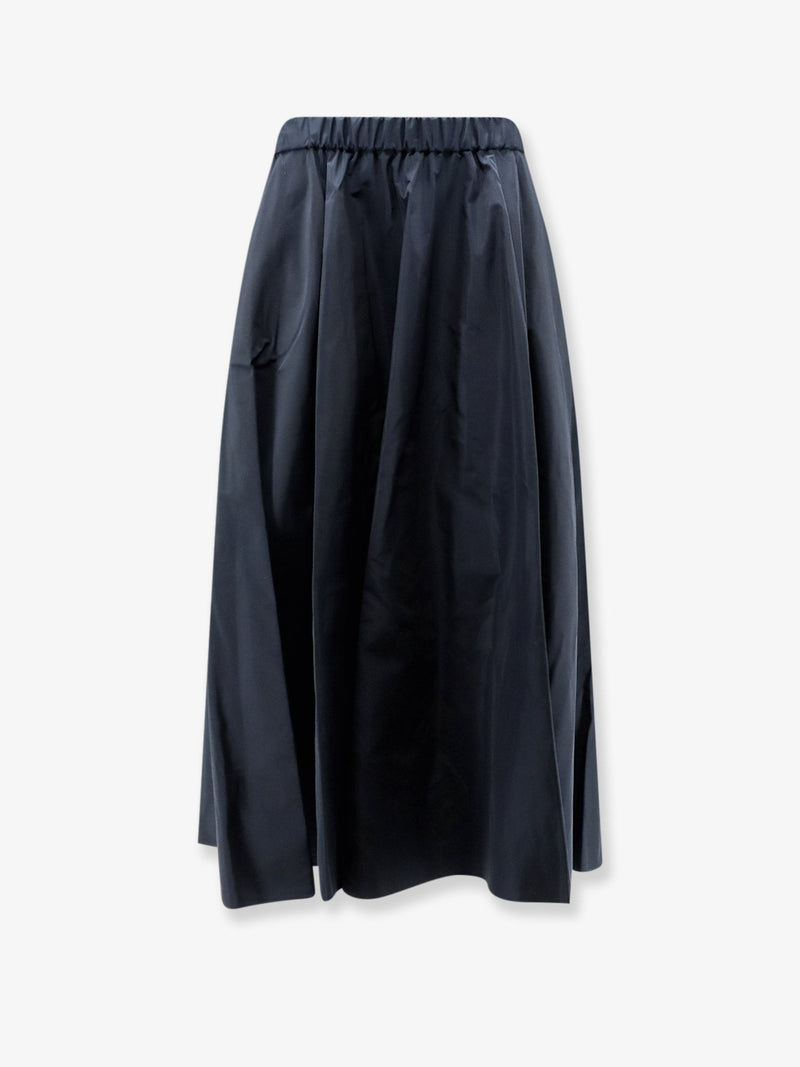 Aspesi Aspesi Taffeta Long Skirt Blue - World Class Fashion