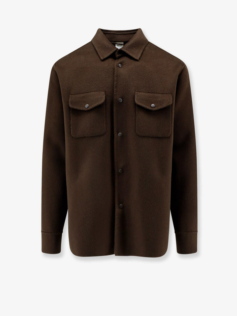 Aspesi Aspesi Wool Shirt/Jacket Brown Men - World Class Fashion