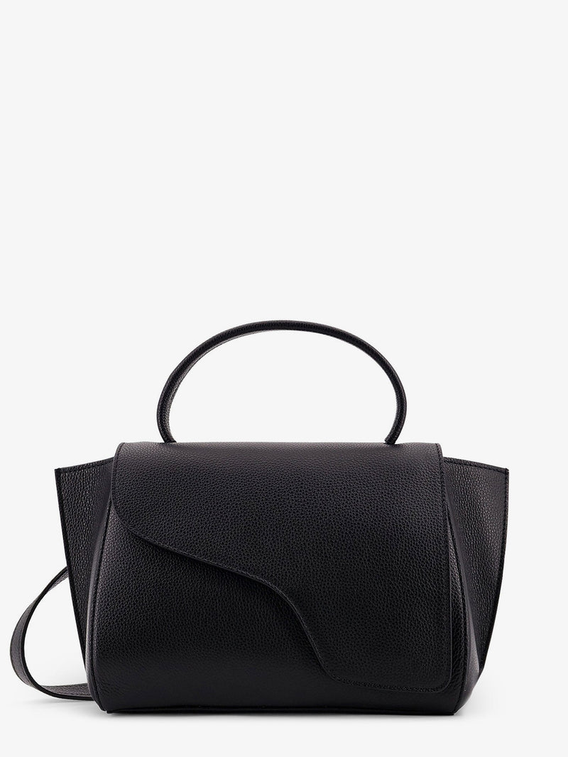 Atp Atelier Atp Atelier Arezzo Leather Shoulder Bag Black - World Class Fashion