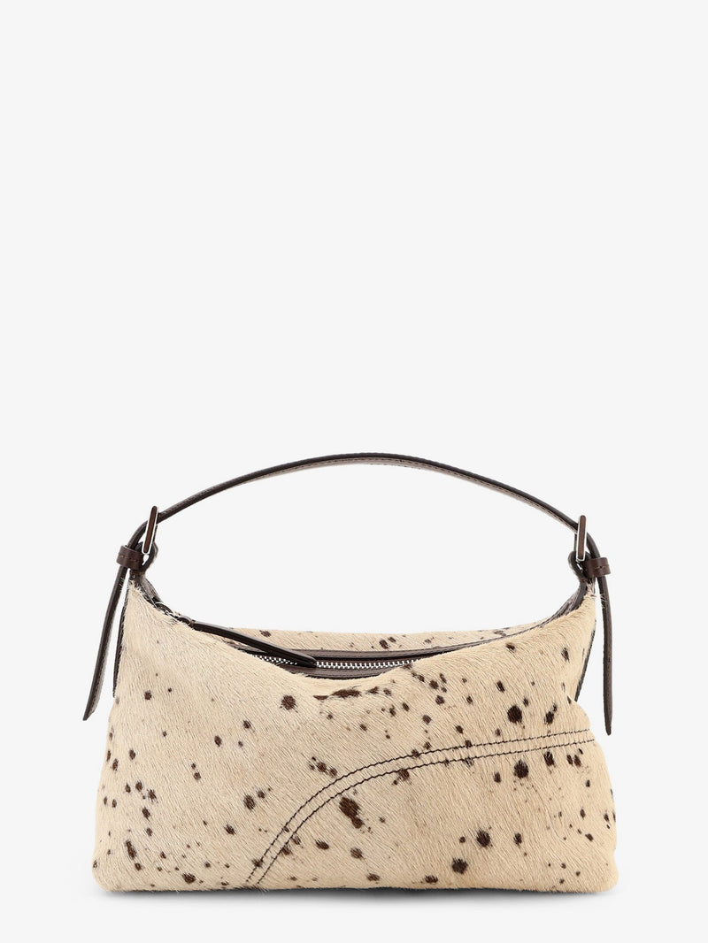 Atp Atelier Atp Atelier Vadena Pony Skin Shoulder Bag Beige - World Class Fashion