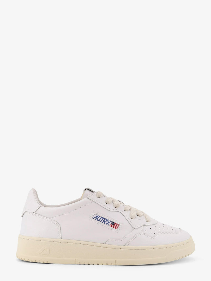 Autry Autry Medalist Leather Sneakers White Men - World Class Fashion