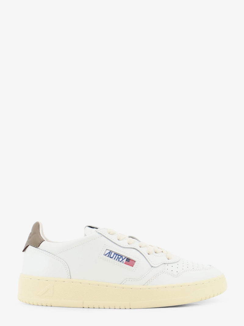 Autry Autry Medalist Leather Sneakers White Men - World Class Fashion