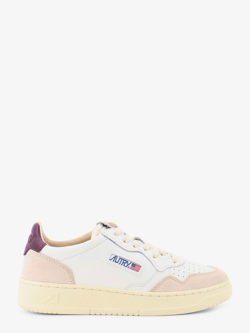 Autry Autry Medalist Leather And Suede Sneakers - World Class Fashion