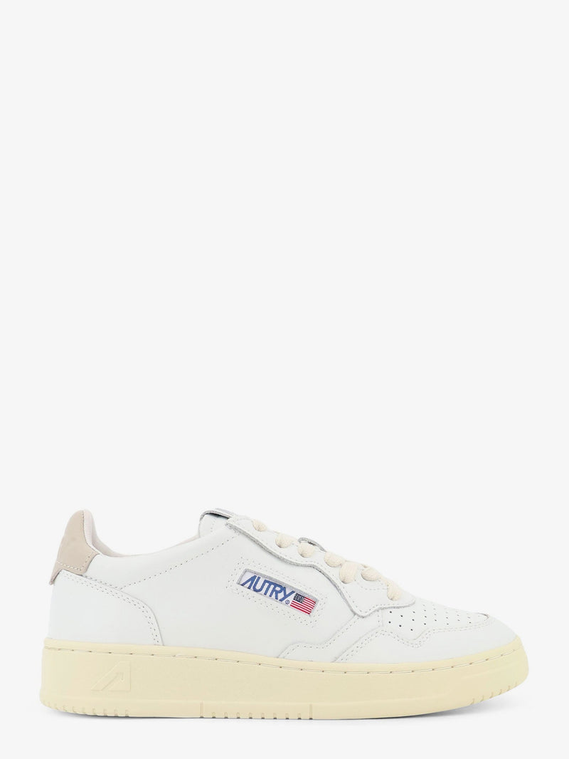 Autry Autry Medalist Leather Sneakers White Women - World Class Fashion