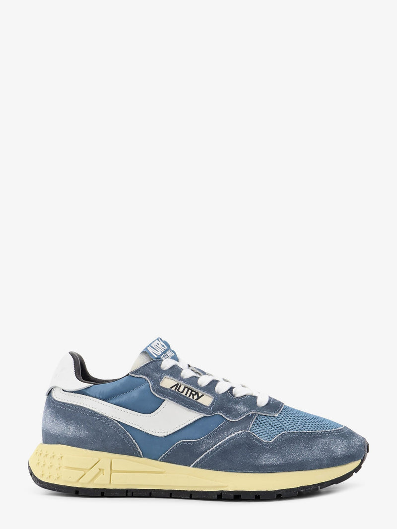 Autry Autry Reelwind Low Mesh And Suede Sneakers - World Class Fashion