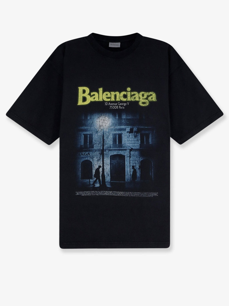 Balenciaga Balenciaga The Address Cotton T-Shirt - World Class Fashion