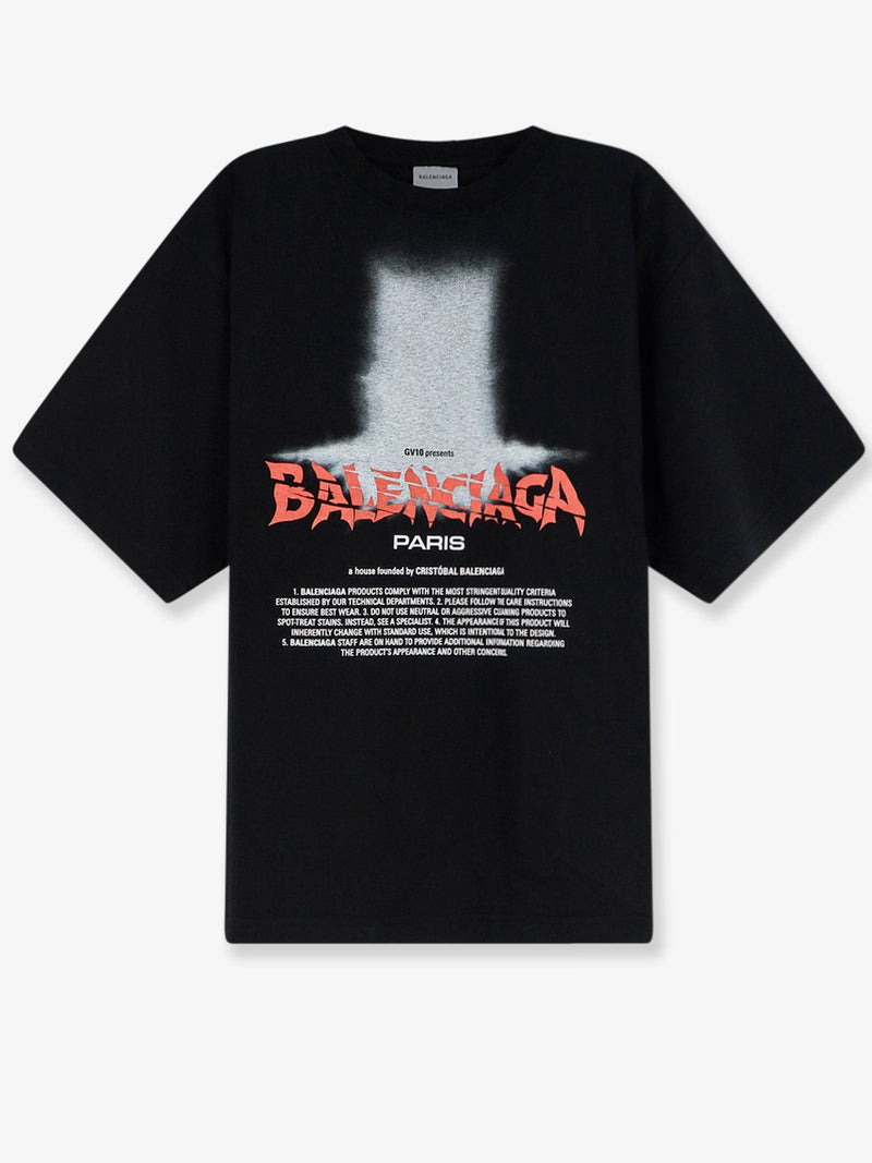Balenciaga Balenciaga Cotton T-Shirt Black Women - World Class Fashion