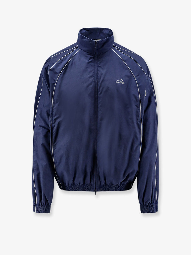 Balenciaga Balenciaga Tracksuit Jacket With Logo Blue - World Class Fashion