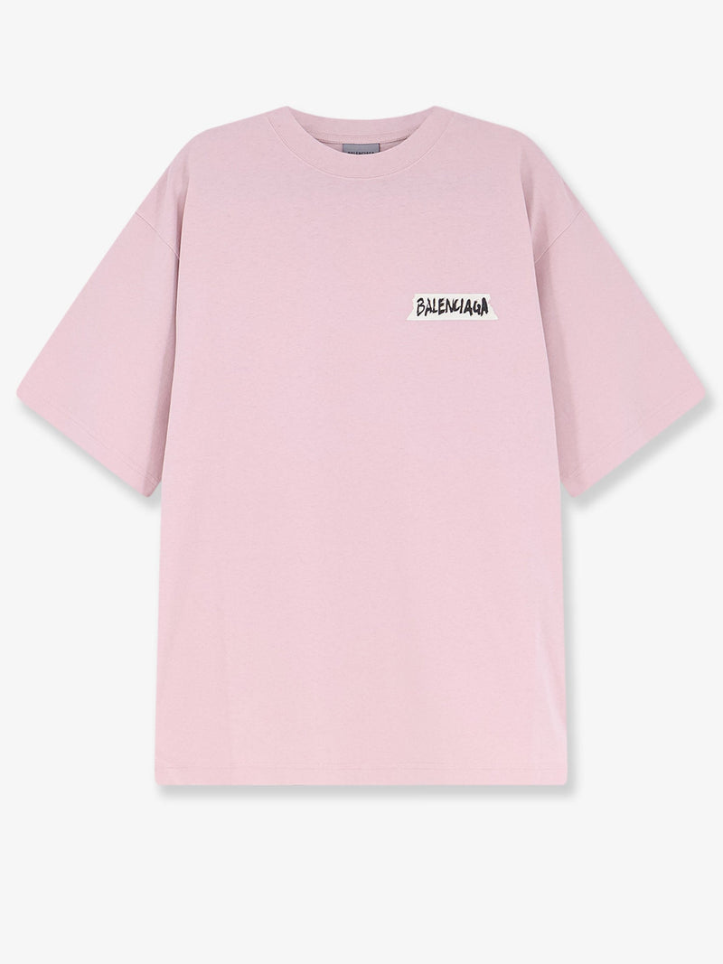Balenciaga Balenciaga Cotton T-Shirt Pink Women - World Class Fashion