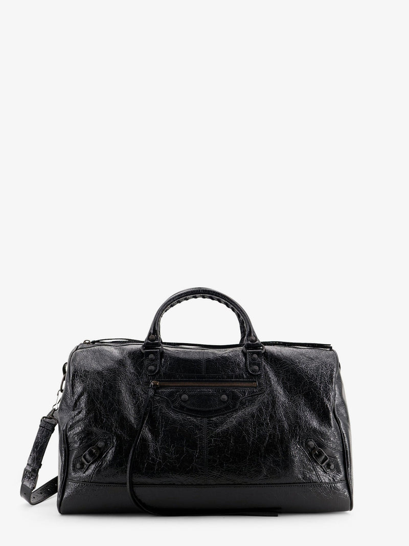 Balenciaga Balenciaga Le City Boston L Leather Handbag Black - World Class Fashion