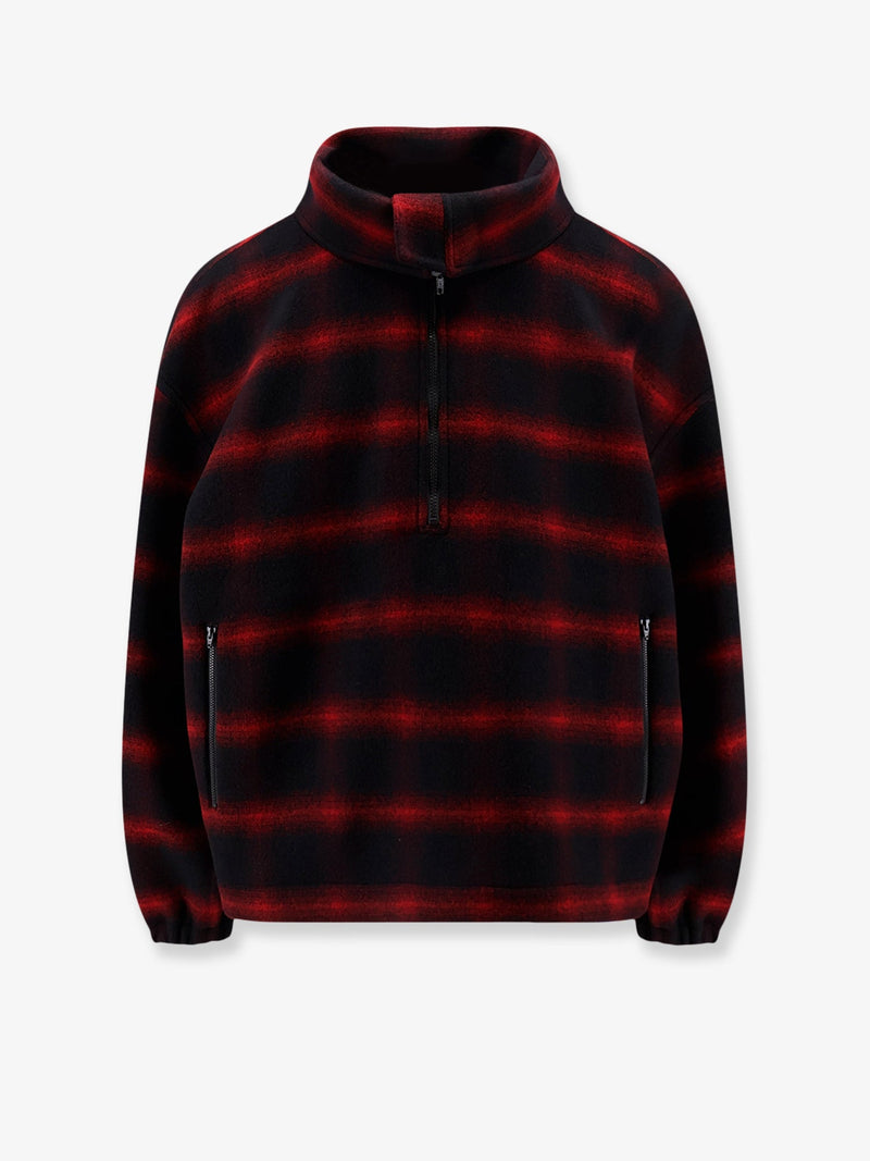 Balenciaga Balenciaga Slip-On Madras Wool Jacket Red - World Class Fashion