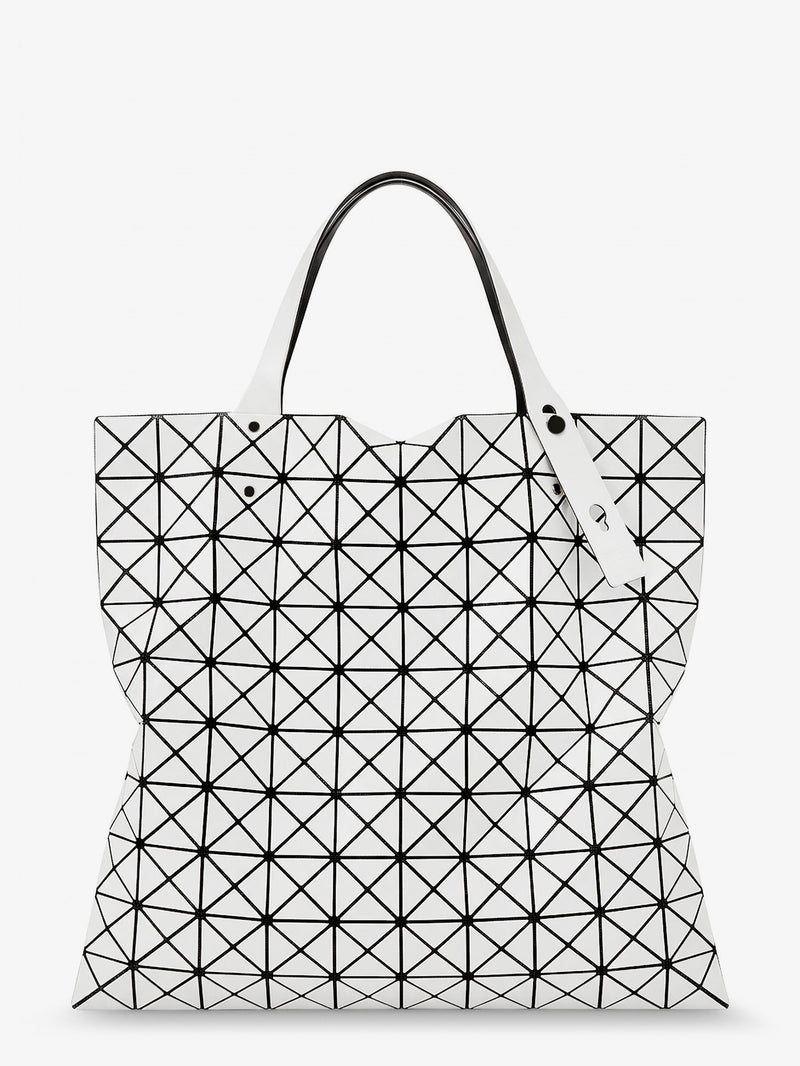 Bao Bao Issey Miyake Bao Bao Issey Miyake Prism Tote PVC Shoulder Bag White - World Class Fashion