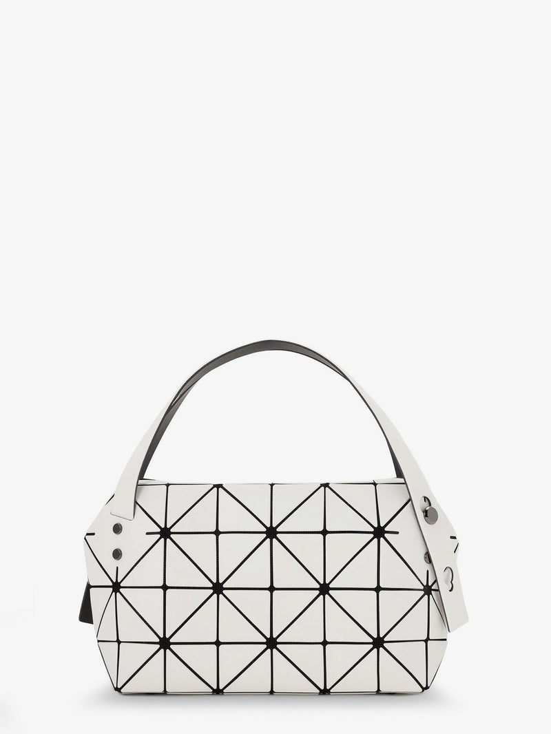 Bao Bao Issey Miyake Bao Bao Issey Miyake Boston PVC Handbag White - World Class Fashion