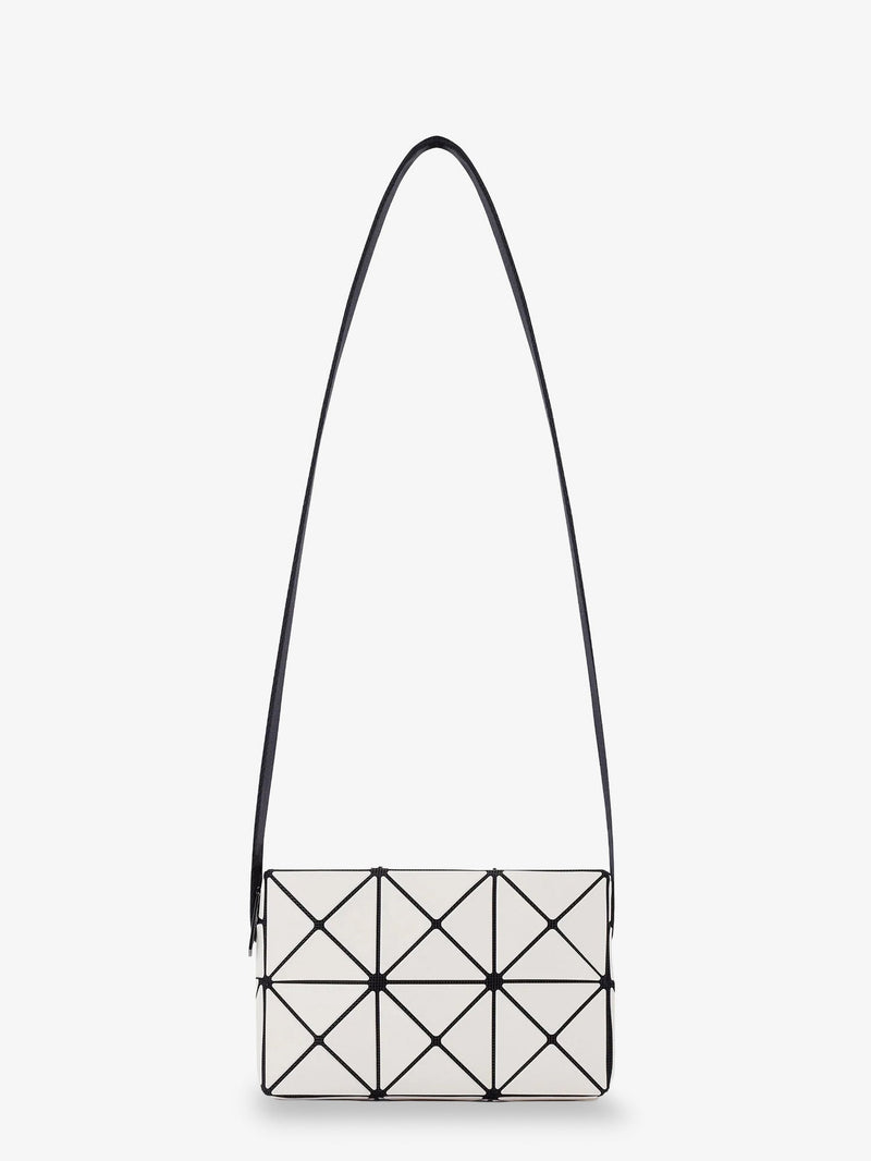 Bao Bao Issey Miyake Bao Bao Issey Miyake Cuboid Shoulder Bag White - World Class Fashion