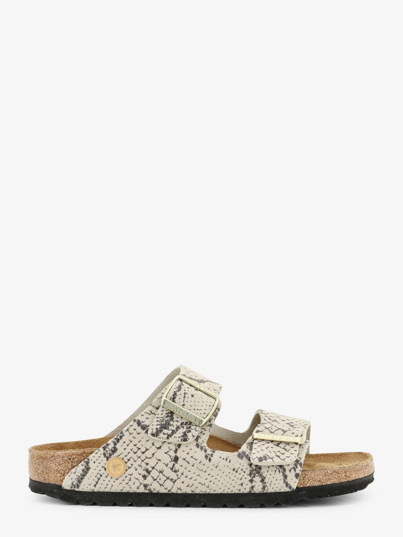 Birkenstock Birkenstock Arizona Snake Oyster Sandals Python Print Leather - World Class Fashion