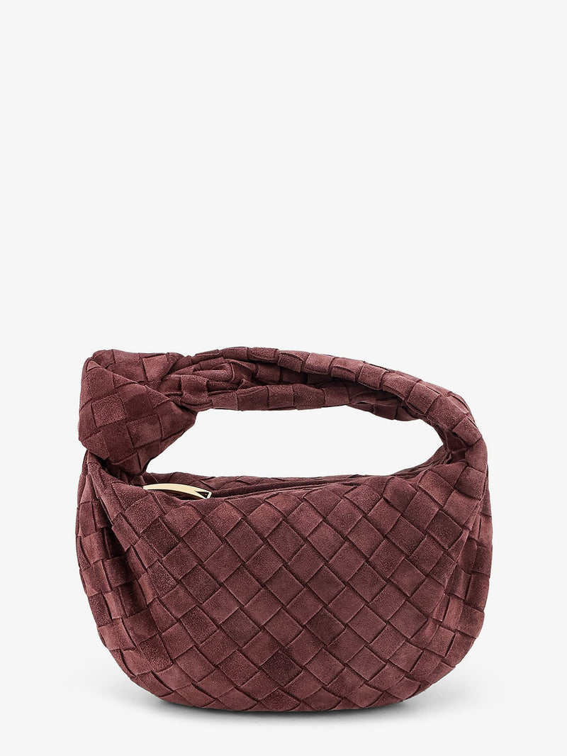 Bottega Veneta Bottega Veneta Mini Jodie Intrecciato Suede Handbag - World Class Fashion