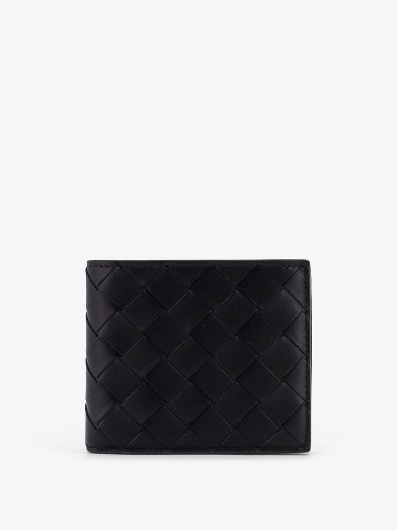 Bottega Veneta Bottega Veneta Leather Wallet With Intrecciato Pattern - World Class Fashion