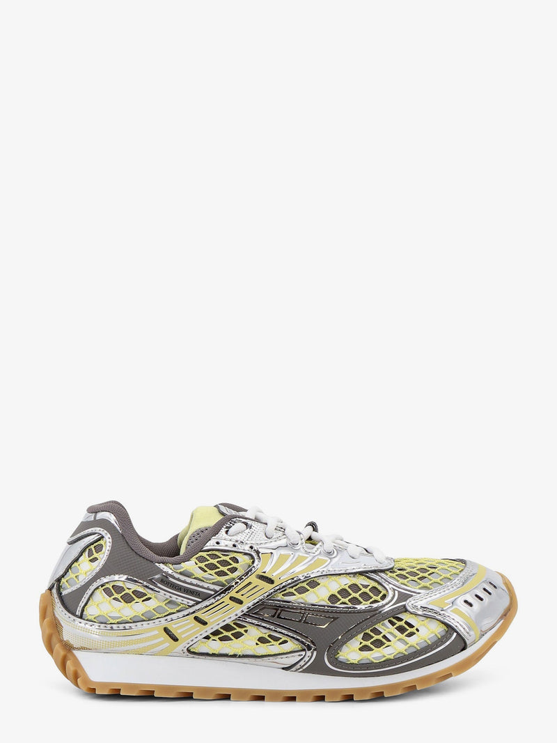 Bottega Veneta Bottega Veneta Orbit Mesh And Leather Sneakers Grey - World Class Fashion