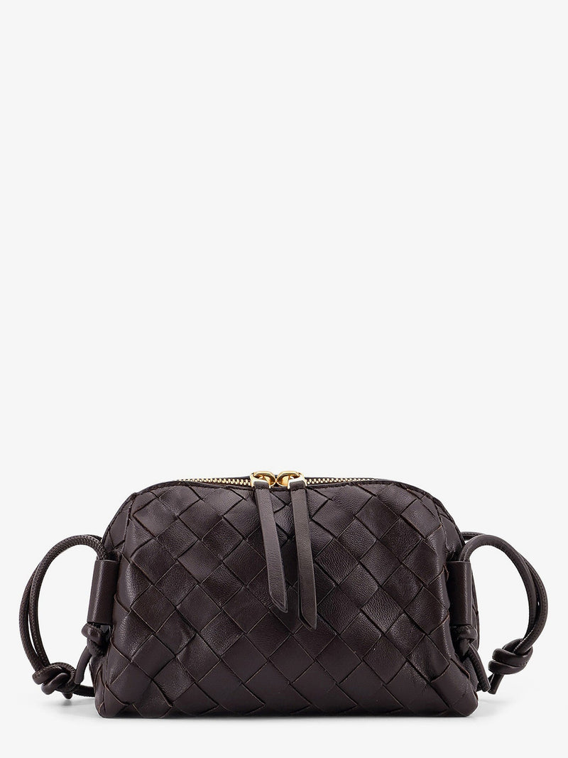Bottega Veneta Bottega Veneta Leather Clutch With Intrecciato Concert Motif - World Class Fashion