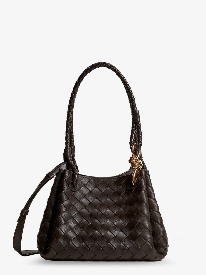 Bottega Veneta Bottega Veneta Parachute Leather Crossbody Bag - World Class Fashion