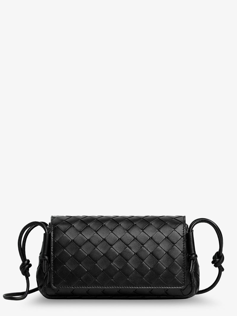 Bottega Veneta Bottega Veneta Notturno Clutch Bag Black - World Class Fashion