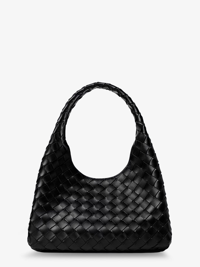 Bottega Veneta Bottega Veneta Bolso de Hombro Campana de Piel Negro - World Class Fashion