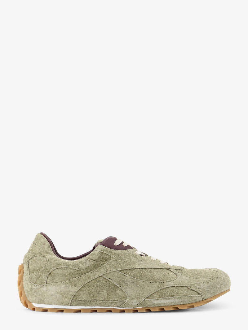 Bottega Veneta Bottega Veneta Orbit Flash Suede Sneakers Green - World Class Fashion