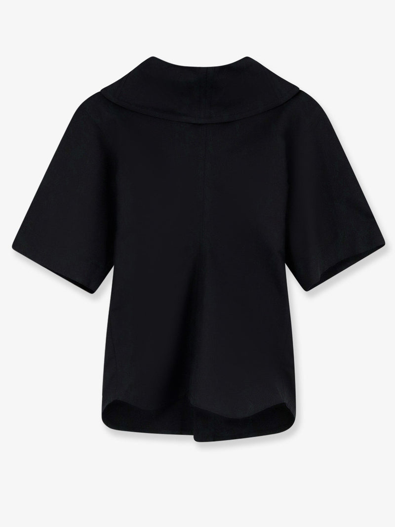Bottega Veneta Bottega Veneta Cotton Canvas Shirt Black - World Class Fashion